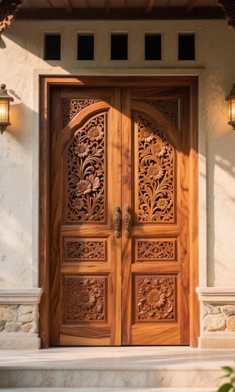 Jual Pintu Kayu Jati Minimalis & Ukir Klasik Modern 11