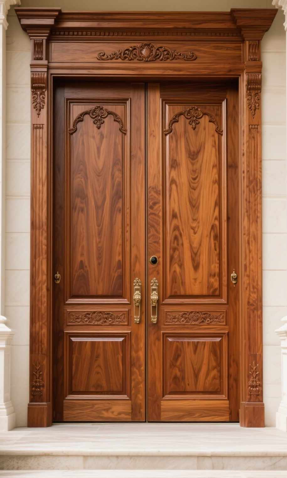 Jual Pintu Kayu Jati Minimalis & Ukir Klasik Modern 3