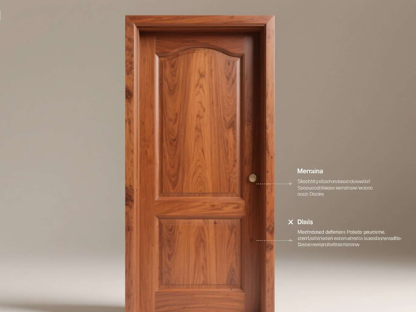 Jual Pintu Kayu Meranti 6