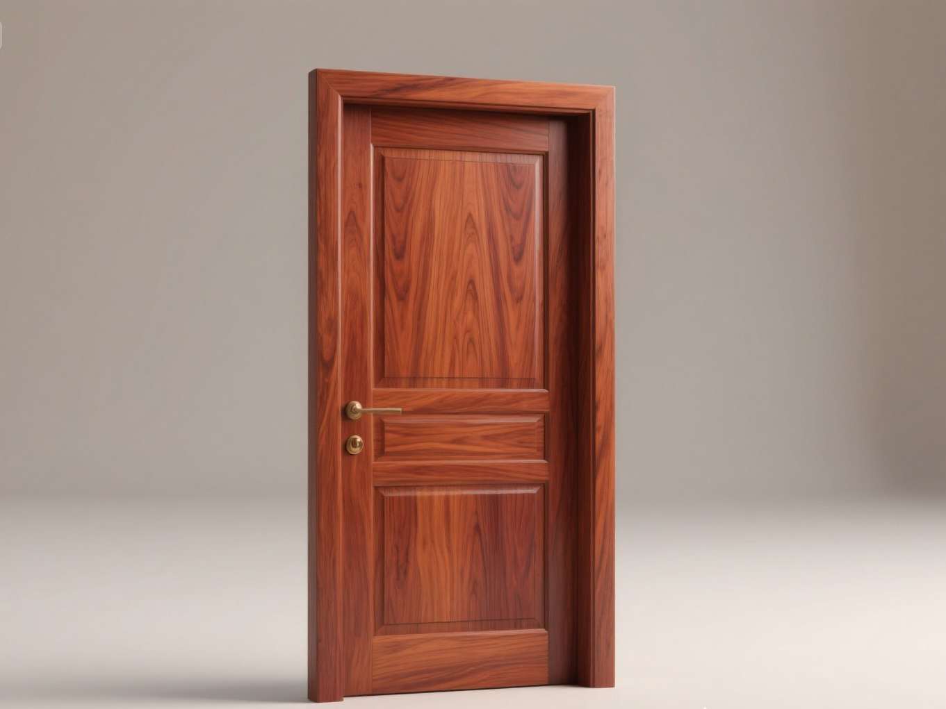 Jual Pintu Kayu Nyatoh 8