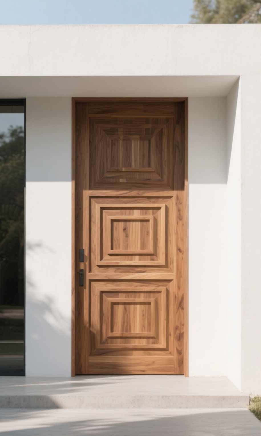 Model Pintu Kayu Single Modern Minimalis untuk Rumah Modern 10