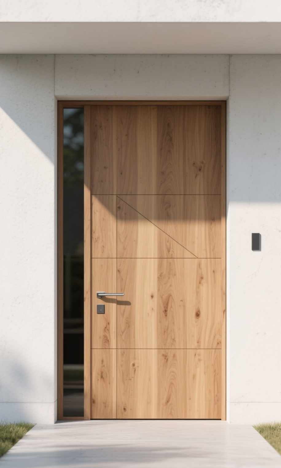 Model Pintu Kayu Single Modern Minimalis untuk Rumah Modern 16