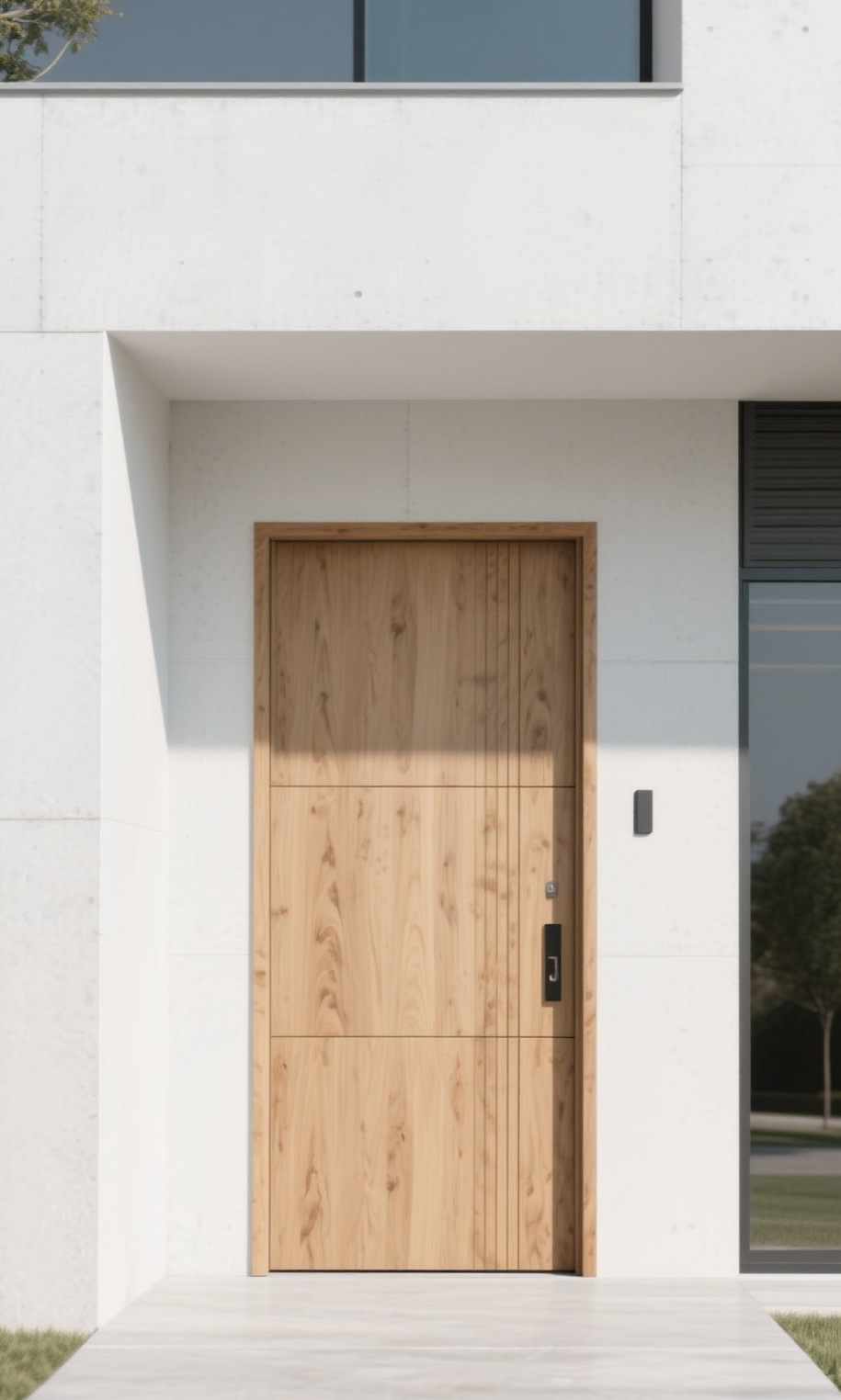 Model Pintu Kayu Single Modern Minimalis untuk Rumah Modern 2