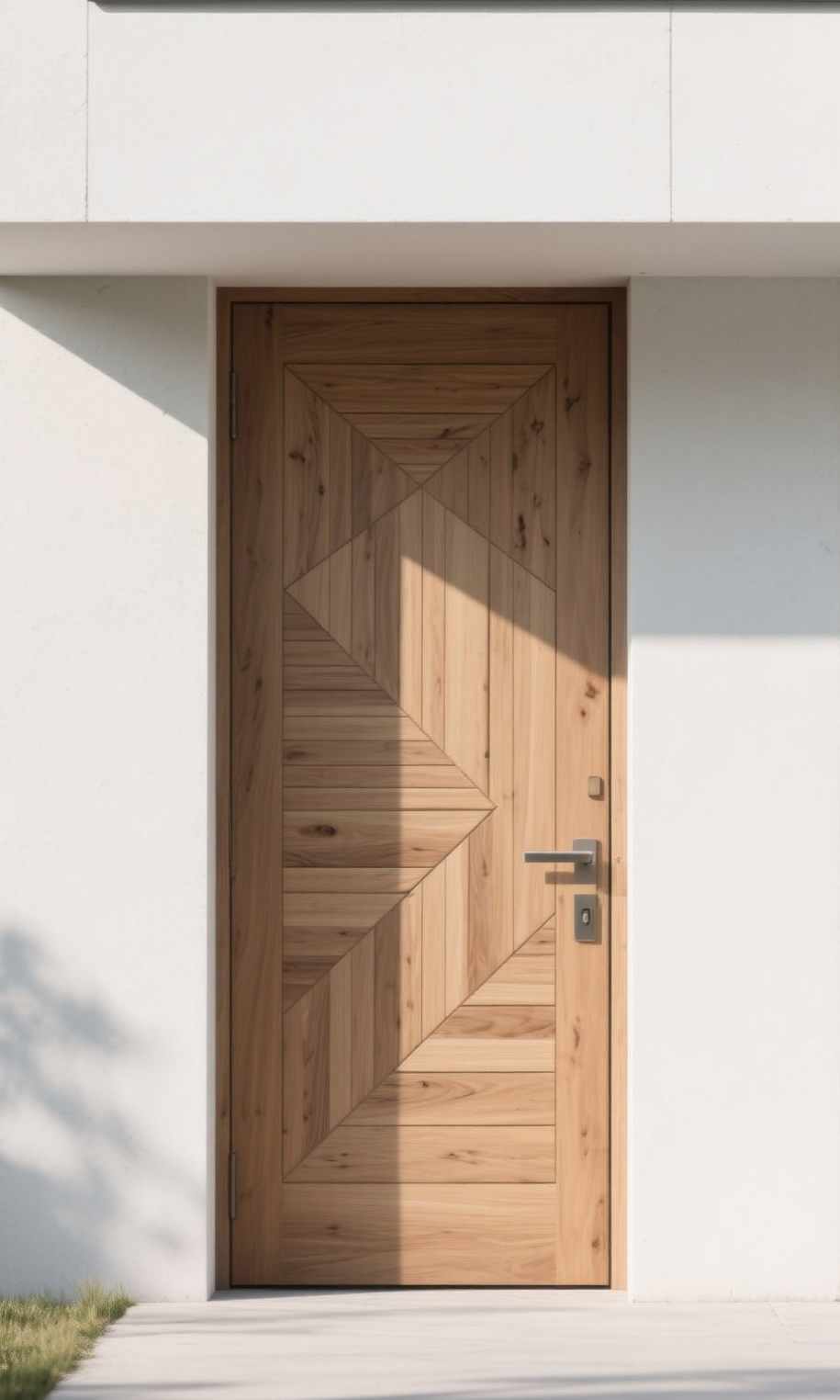 Model Pintu Kayu Single Modern Minimalis untuk Rumah Modern 5