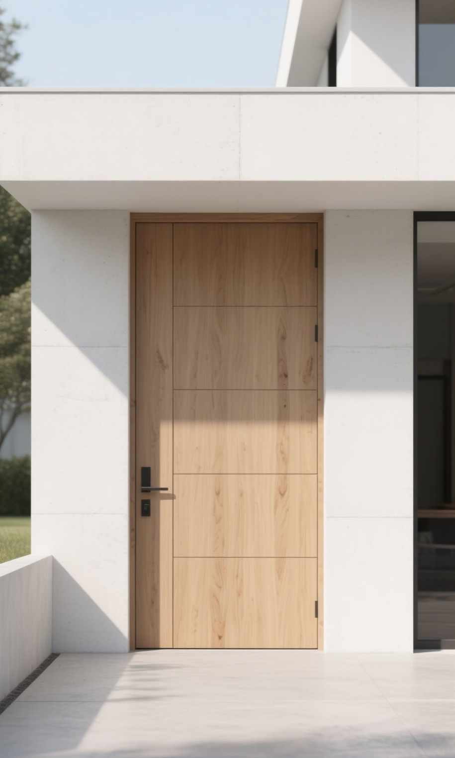 Model Pintu Kayu Single Modern Minimalis untuk Rumah Modern 6