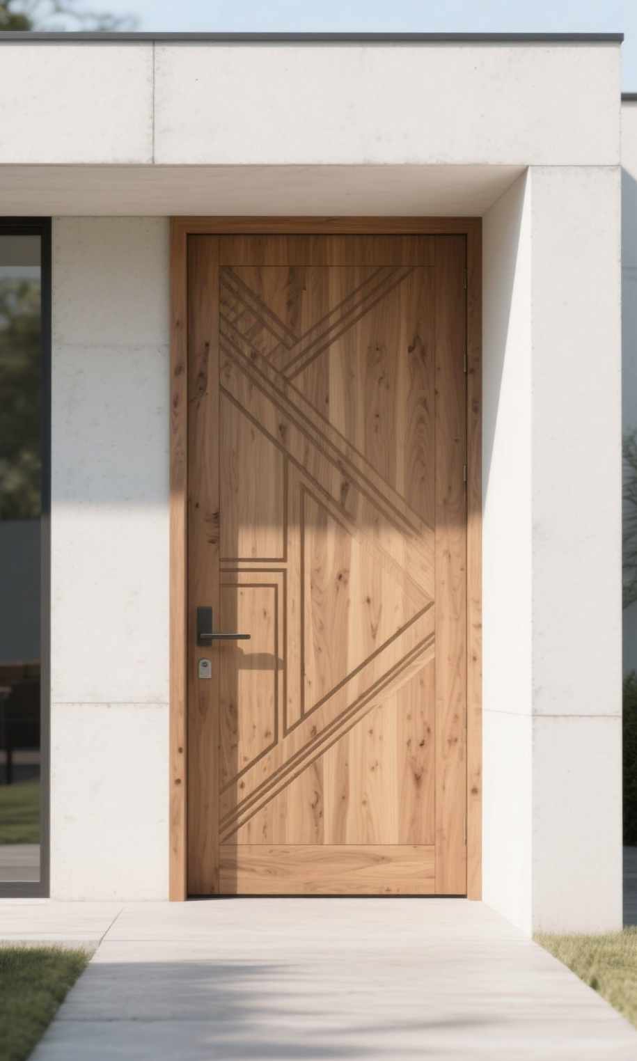 Model Pintu Kayu Single Modern Minimalis untuk Rumah Modern 7