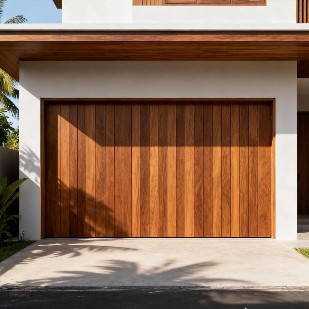 Jual Pintu Garasi Kayu Murah 5