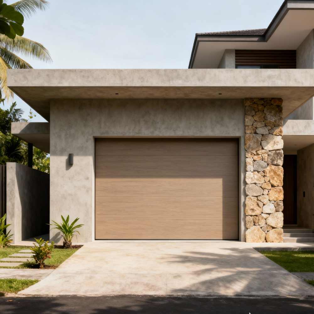 Jual Pintu Garasi Kayu Murah 6